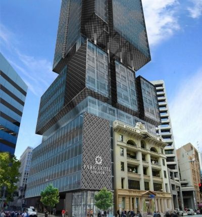 New Hotels In Adelaide Australia Park Hotel Park Hotel Adelaide Australia Facade Rendering