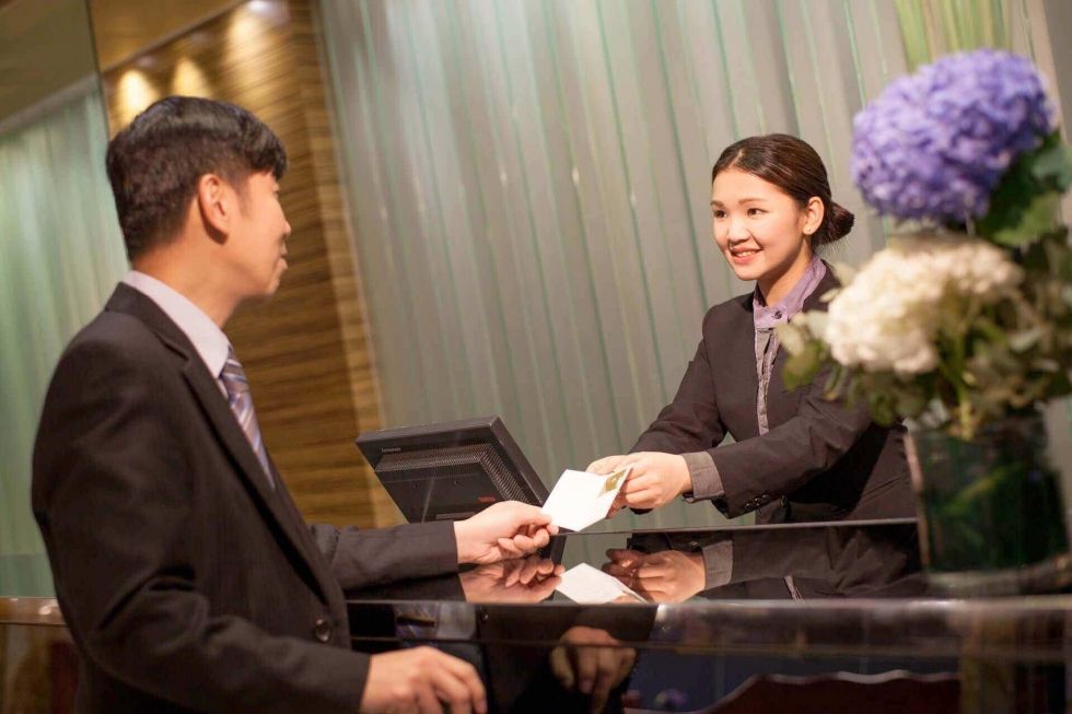 check-in at Park Hotel Hong Kong